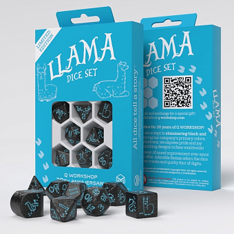 Набор кубиков 20 years: Llama Dice Set