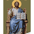 Миниатюра товара Картина по номерам Икона Спаситель на троне (30х40 см) - 1