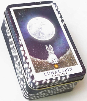 Карти ТАРО Місячного Кролика (Жерстяна коробка) (Lunalapin Tarot)