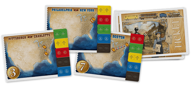 Настольная игра Билет на поезд: Легенды Запада (EN), бренду Days of Wonder, для 2-5 гравців, час гри < 30мин. - 4 - KUBIX