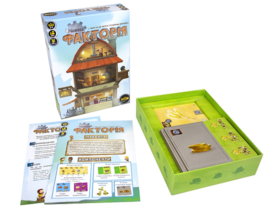 Настольная игра Маленькая фактория (Little Factory), бренду Игромаг, для 1-4 гравців, час гри < 30мин. - 3 - KUBIX