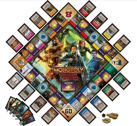 Настольная игра Monopoly Dungeons & Dragons: Honor Among Thieves (Монополия D&D: Честь воров) (EN), для 2-4 гравців - 3 - KUBIX