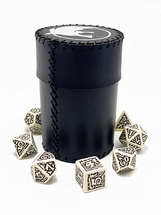 Стакан для кубиков Волк черный Dice Cup, бренду Планета Игр - 3 - KUBIX