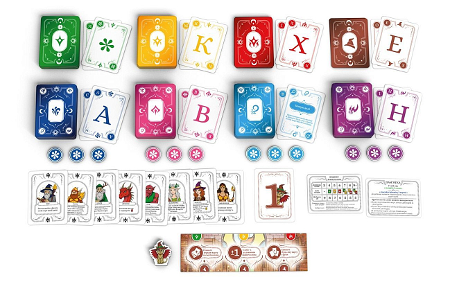 Настольная игра Магия слов (Words of Magic), бренду Geekach Games, для 2-4 гравців, час гри < 30мин. - 5 - KUBIX