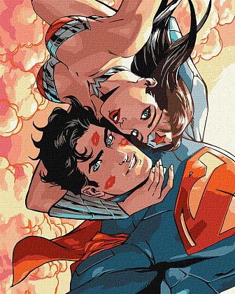 Картина по номерам Wonder Woman (40х50 см), бренду Ідейка - KUBIX