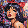 Картина по номерам Современная девушка (40х40 см)