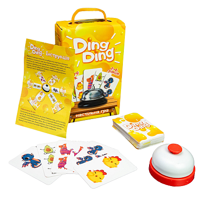 Настольная игра Динь-дзинь (Ding ding), бренду Strateg, для 2-6 гравців, час гри < 30мин. - 2 - KUBIX