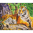 Миниатюра товара Картина по номерам Большой тигр (40х50 см) - 1