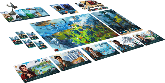 Настільна гра Сплячі Боги. Далекі небеса (Sleeping Gods: Distant Skies), бренду Games 7Days, для 1-4 гравців, час гри > 60хв. - 2 - KUBIX