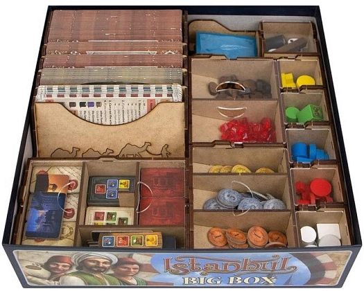 Настольная игра Органайзер для настольной игры Истанбул Big Box (Organizer for boardgame Istanbul Big Box), бренду Tower Rex - KUBIX