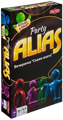 Настільна гра Аліас Вечірка: Дорожня (Alias Party: Travel) (RU), бренду Tactic, для 4-6 гравців, час гри < 30хв. - KUBIX