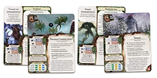 Настольная игра Древний ужас. Горы безумия (Eldritch Horror: Mountains of Madness), бренду Geekach Games, для 1-8 гравців, час гри > 60мин. - 3 - KUBIX