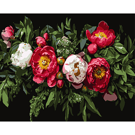 Картина по номерам Цветочная композиция (40х50 см)