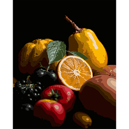 Картина за номерами Цитрусовий натюрморт (40х50 см)