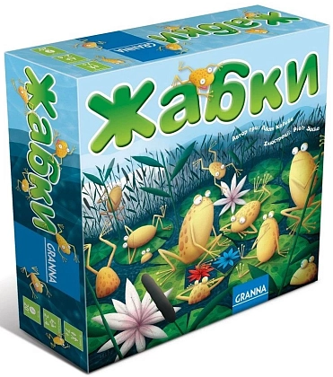 Настольная игра Лягушки, бренду Granna, для 2-4 гравців, час гри < 30мин. - KUBIX