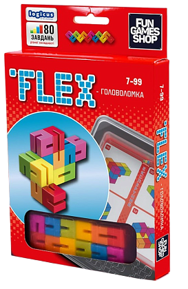 Настольная игра FLEX–головоломка, бренду Fun Games Shop, для 1-4 гравців - KUBIX