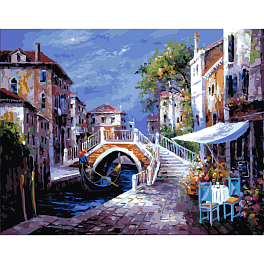 Картина по номерам Уголок Венеции (40х50 см)