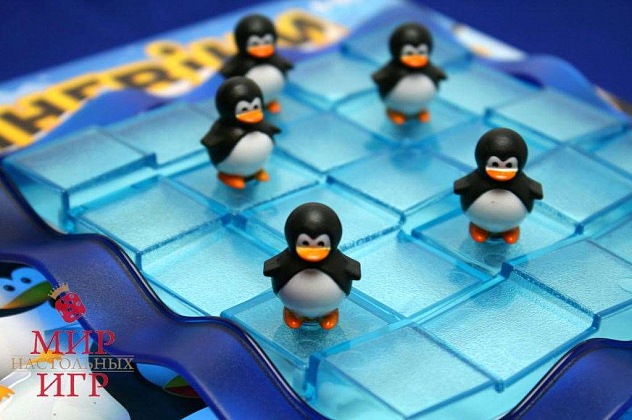 Настільна гра Пінгвіни на льоду (Penguins on Ice), бренду Smart Games, для 1-1 гравців, час гри < 30хв. - 5 - KUBIX