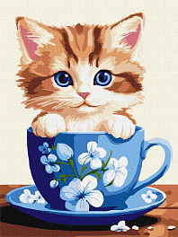 Картина по номерам Котик бешкетник (30х40 см)