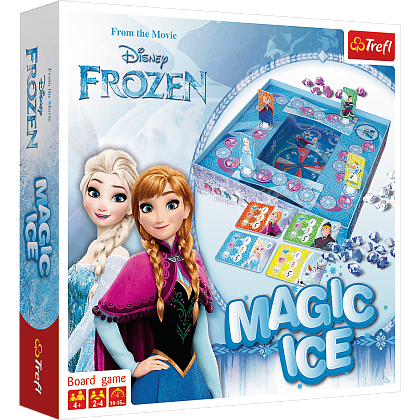 Настільна гра Магія Льоду. Крижане серце (Frozen: Magic Ice), бренду Trefl, для 2-4 гравців, час гри < 30хв. - KUBIX