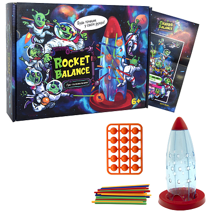 Настільна гра Ракетний баланс (Rocket Balance), бренду Strateg, для 2-4 гравців, час гри < 30хв. - 3 - KUBIX