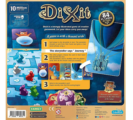 Настільна гра Dixit (FR), бренду Ігромаг, для 3-8 гравців, час гри < 30хв. - 2 - KUBIX