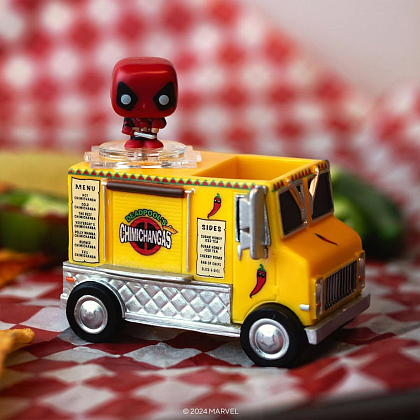 Ігрова фігурка Bitty Pop! Дедпул і вантажівка Чімічанги (Rides: Deadpool's Chimichanga Truck), бренду Funko - 5 - KUBIX