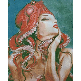 Алмазная мозаика Морская женственность (40х50 см)