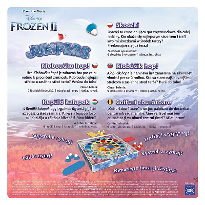 Настольная игра Ледяное сердце 2: Катапульты (Джемперы) (Frozen 2 Disney: Catapults (Jumpers)), бренду Trefl, для 2-4 гравців, час гри < 30мин. - 2 - KUBIX