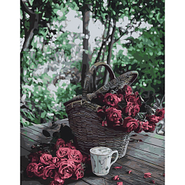 Картина за номерами Зібрані квіти (40х50 см)