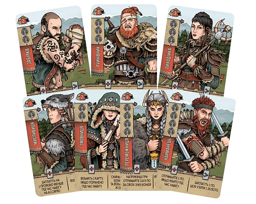 Настільна гра Вершники Скіфії (Raiders of Scythia), бренду Lord of Boards, для 1-4 гравців, час гри < 60хв. - 3 - KUBIX