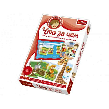 Настільна гра Перші відкриття: Що за чим?, бренду Trefl, для 1-4 гравців, час гри < 30хв. - 4 - KUBIX