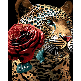Картина по номерам Романтический гепард (40х50 см)