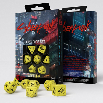 Набор кубиков Cyberpunk Red Dice Set: Danger Zone - KUBIX Набор кубиков Cyberpunk Red Dice Set: Danger Zone