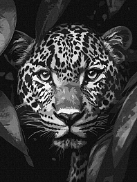 Картина по номерам Леопард на полюванні (30х40 см)