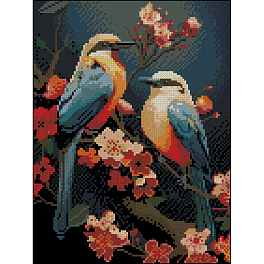 Алмазная мозаика Птички (30х40 см)