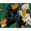 Алмазная мозаика Кошка на охоте (40х50 см)