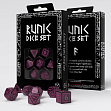Миниатюра товара Набор кубиков Runic Shimmering black with magenta Dice Set - 1