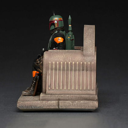 Статуетка Бобб Фетт на троні. Зоряні війни (STAR WARS Boba Fett on Throne) - 2 - KUBIX