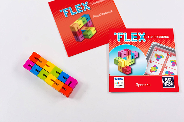 Настольная игра FLEX–головоломка, бренду Fun Games Shop, для 1-4 гравців - 3 - KUBIX