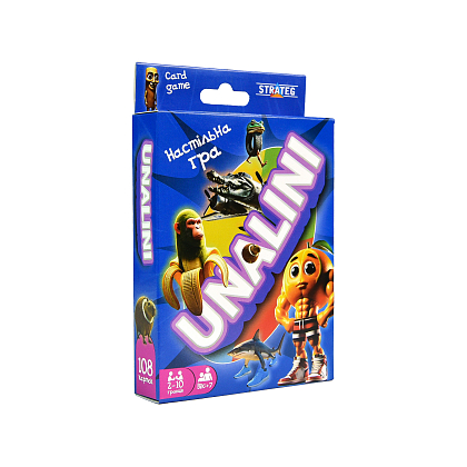Настольная игра UNALINI (Уналини), бренду Strateg, для 2-10 гравців, час гри < 30мин. - KUBIX
