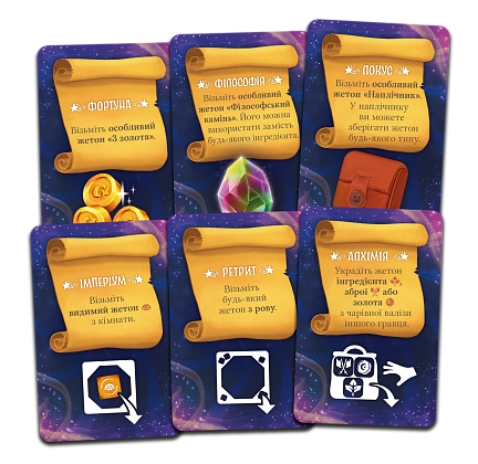 Настольная игра Инкантибус (Incantibus), бренду Geekach Games, для 2-4 гравців, час гри < 30мин. - 5 - KUBIX