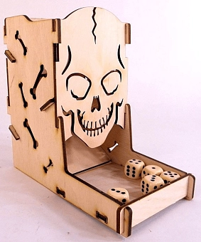 Башня для кубиков. Череп (Dice Tower. Skull) - KUBIX Башня для кубиков. Череп (Dice Tower. Skull)