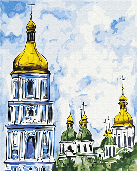Картина по номерам София Киевская (40х50 см) - KUBIX Картина по номерам София Киевская (40х50 см)