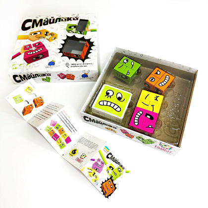 Настольная игра Смайлики (Cubeez), бренду Lelekan, для 2-4 гравців, час гри < 30мин. - 6 - KUBIX
