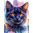 Мініатюра товару Картина за номерами Зоряний кіт (30х40 см) - 1