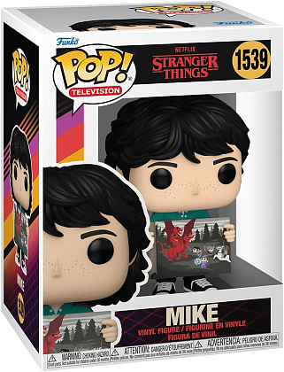Игровая фигурка FUNKO POP! Майк с рисунком Вилла (Mike with Will's Painting) TV Stranger Things: #1539, бренду Funko - KUBIX