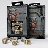 Набір кубиків Dwarven Beige & black Dice Set (7шт.)