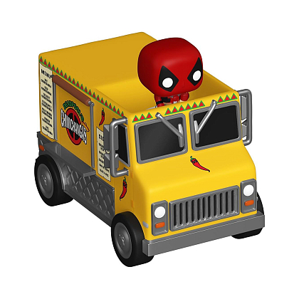 Ігрова фігурка Bitty Pop! Дедпул і вантажівка Чімічанги (Rides: Deadpool's Chimichanga Truck), бренду Funko - 2 - KUBIX