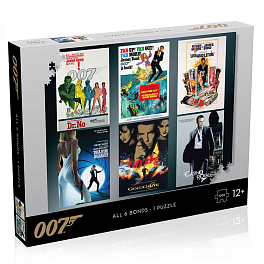 Пазл JAMES BOND 007 Actor Debut Poster (1000 шт.)